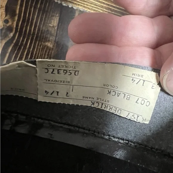 resistol cowboy hat The Sliver Plume 7 1/4 - Picture 7 of 7